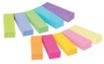 Post-It Notes Markers 50 Sheets 15x50mm Assorted Colours (Pack of 10) 7100234524
