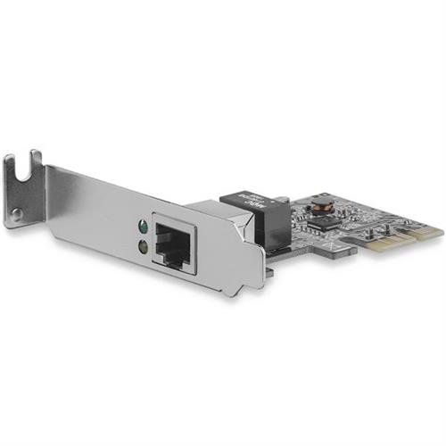 StarTech.com 1 Port PCI Express PCIe Gigabit NIC Server Adapter Network Card - Low Profile. Internal. Connectivity technology: Wired Host interface: PCI Express Interface: Ethernet. Maximum data transfer rate: 1000 Mbit/s - Image 1