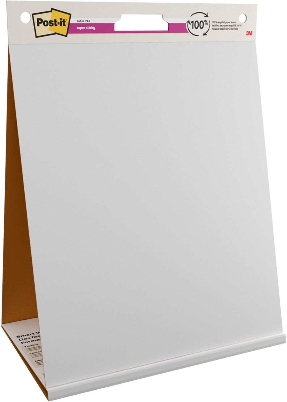Post-It Super Sticky Self Stick Tabletop Chart 20 Sheets 584x508mm 7100381046 - Image 1