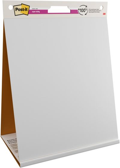 Post-It Super Sticky Self Stick Tabletop Chart 20 Sheets 584x508mm 7100381046