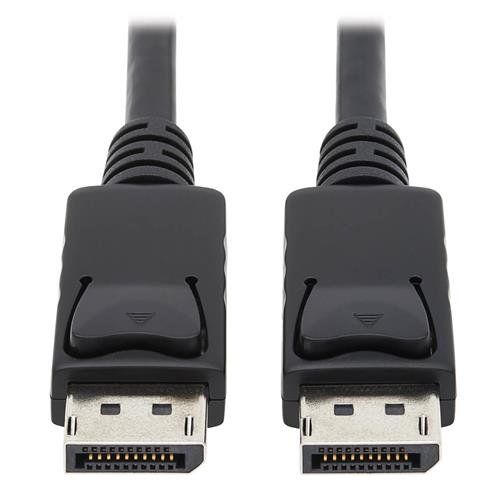 Tripp Lite P580-006 DisplayPort Cable with Latching Connectors, 4K 60 Hz (M/M), Black, 6 ft. (1.83 m) - Image 1