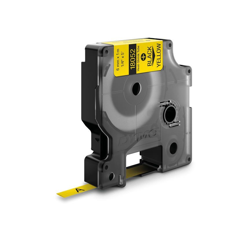 DYMO IND Heat-Shrink Tube Labels - 6mm x 15m - Image 1