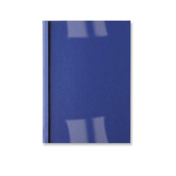 GBC LeatherGrain Thermal Binding Covers 3mm Royal Blue (100) - Image 1