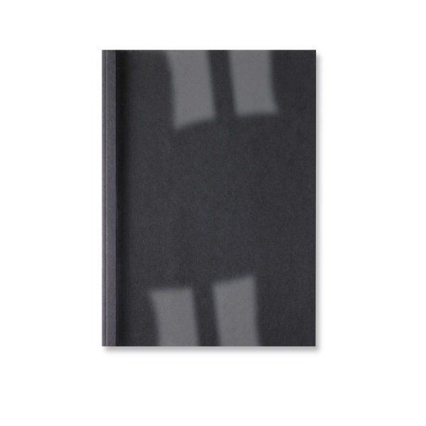 GBC LeatherGrain Thermal Binding Covers 1.5mm Black (100) - Image 1