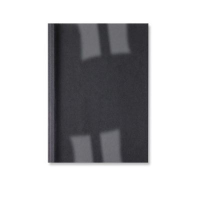GBC LeatherGrain Thermal Binding Covers 1.5mm Black (100)
