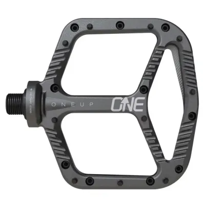 OneUp Components Aluminium Pedals - Grey - Thumbnail 2