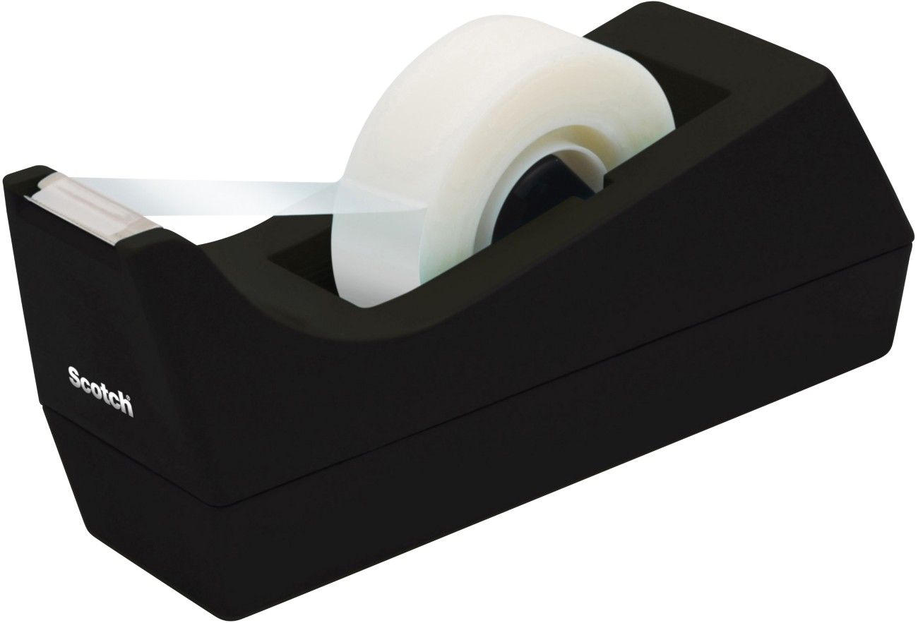 Scotch 7000028837 tape dispenser Metal Plastic Black - Image 1