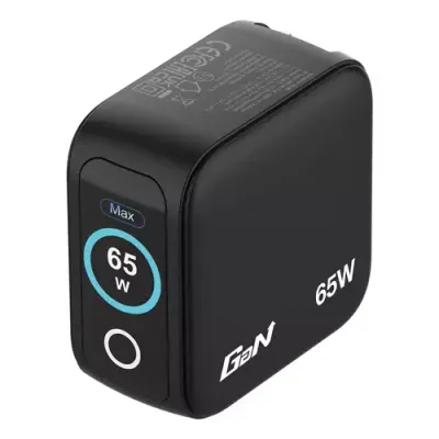 Verbatim Mini GaN Charger 65W with Display - Thumbnail 2