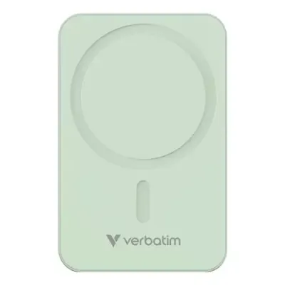 Verbatim Charge 'n' Go Essentials Magnetic Wireless Power Bank 20000 mAh Green - Thumbnail 2