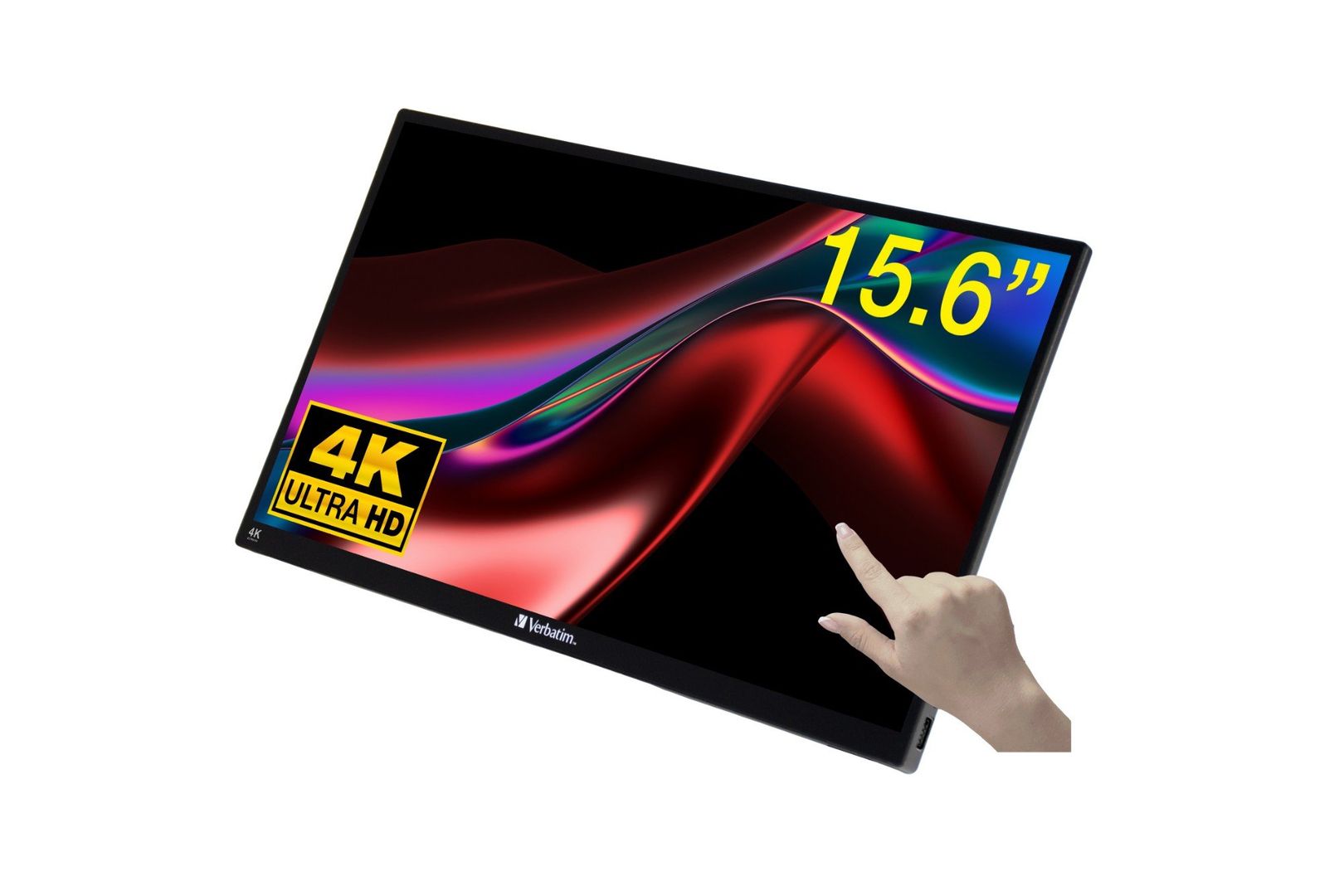 Verbatim Portable Touchscreen Monitor Ultra HD 4K - 15.6” - Image 1