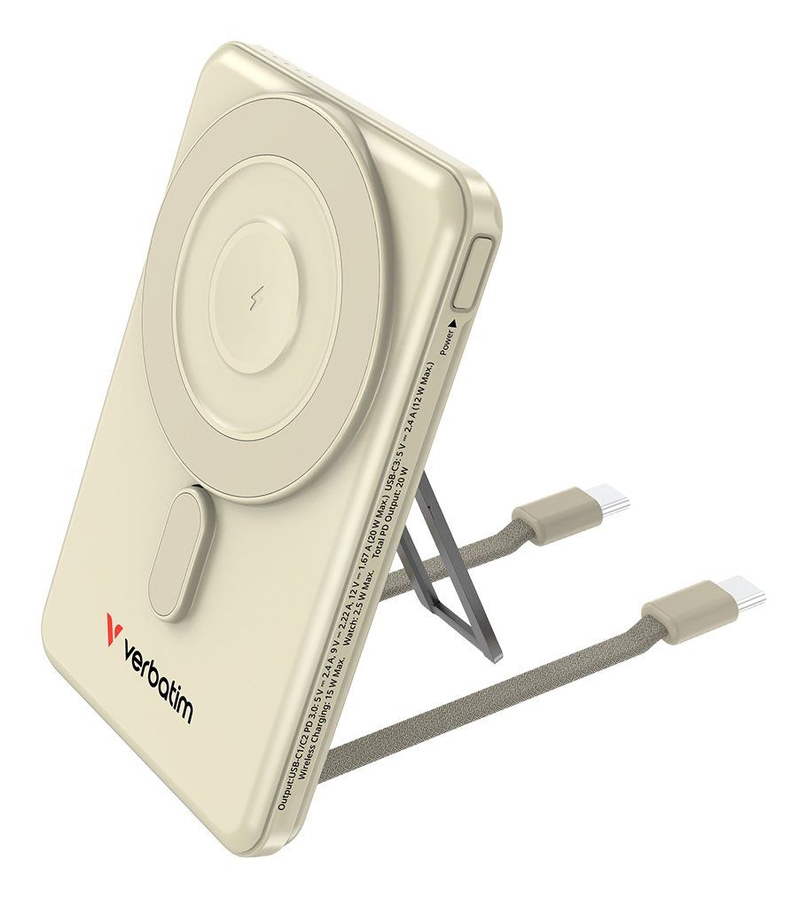 Verbatim Charge'n'G0 2C power Bank 5000 rnAh Gold - Image 1