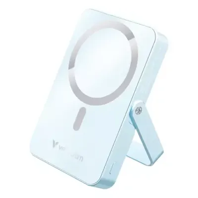 Verbatim Charge 'n' Go Magnetic Wireless Power Bank with stand - 10000 mAh Blue - Thumbnail 2