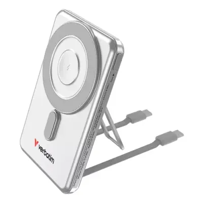 Verbatim Charge'n'Go 2C Power Bank 5000 mAh Silver - Thumbnail 2