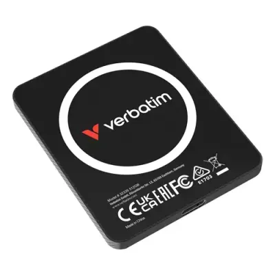 Verbatim SnapBack Ultra Slim SSD 512GB USB Type-C USB 3.2 Gen 2x2 Black - Thumbnail 2