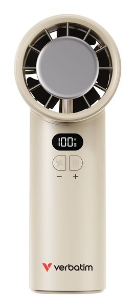 Verbatim Cool’n’Go IceTouch Handheld Fan White/Silver