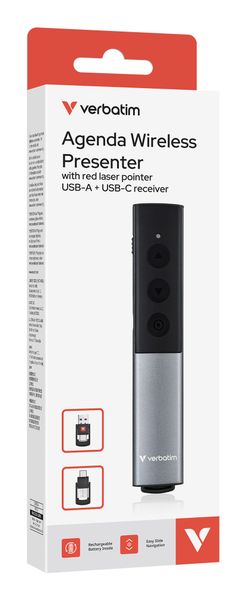 Verbatim Agenda Wireless Presenter with Red Laser Pointer - Thumbnail 2