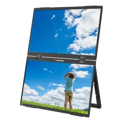 Verbatim Portable 15.6" FHD Dual Monitor Essentials - Thumbnail 2