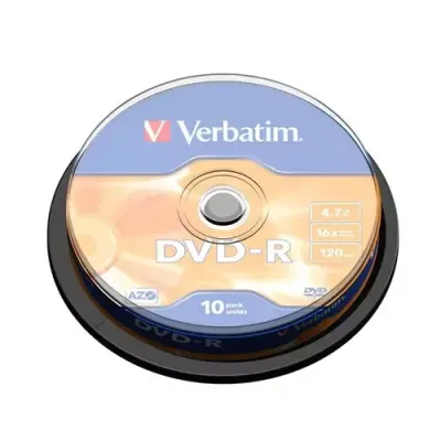 Verbatim DVD-R Matt Silver 4.7 GB 10 pc(s) - Thumbnail 2