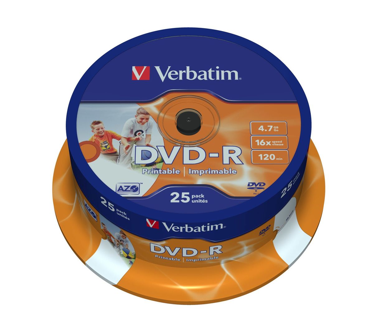 Verbatim 43538 blank DVD 4.7 GB DVD-R 25 pc(s) - Image 1