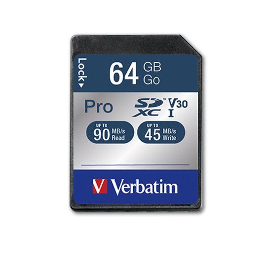Verbatim Pro 64 GB SDXC UHS Class 10 - Image 1