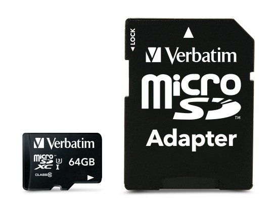 Verbatim Pro 64 GB MicroSDXC UHS Class 10 - Image 1