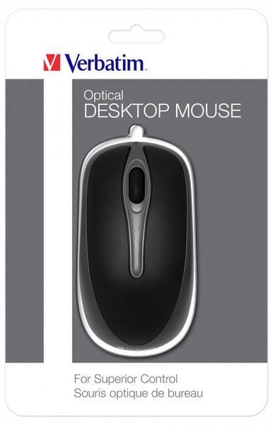 Verbatim 49019 mouse Ambidextrous Office USB Type-A Optical 1000 DPI