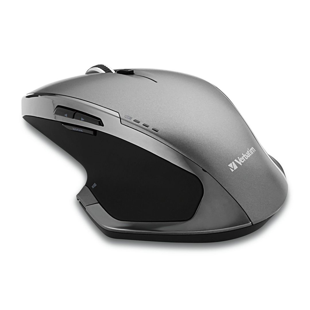 Verbatim 8-Button Wireless Blue LED Mouse - Image 1