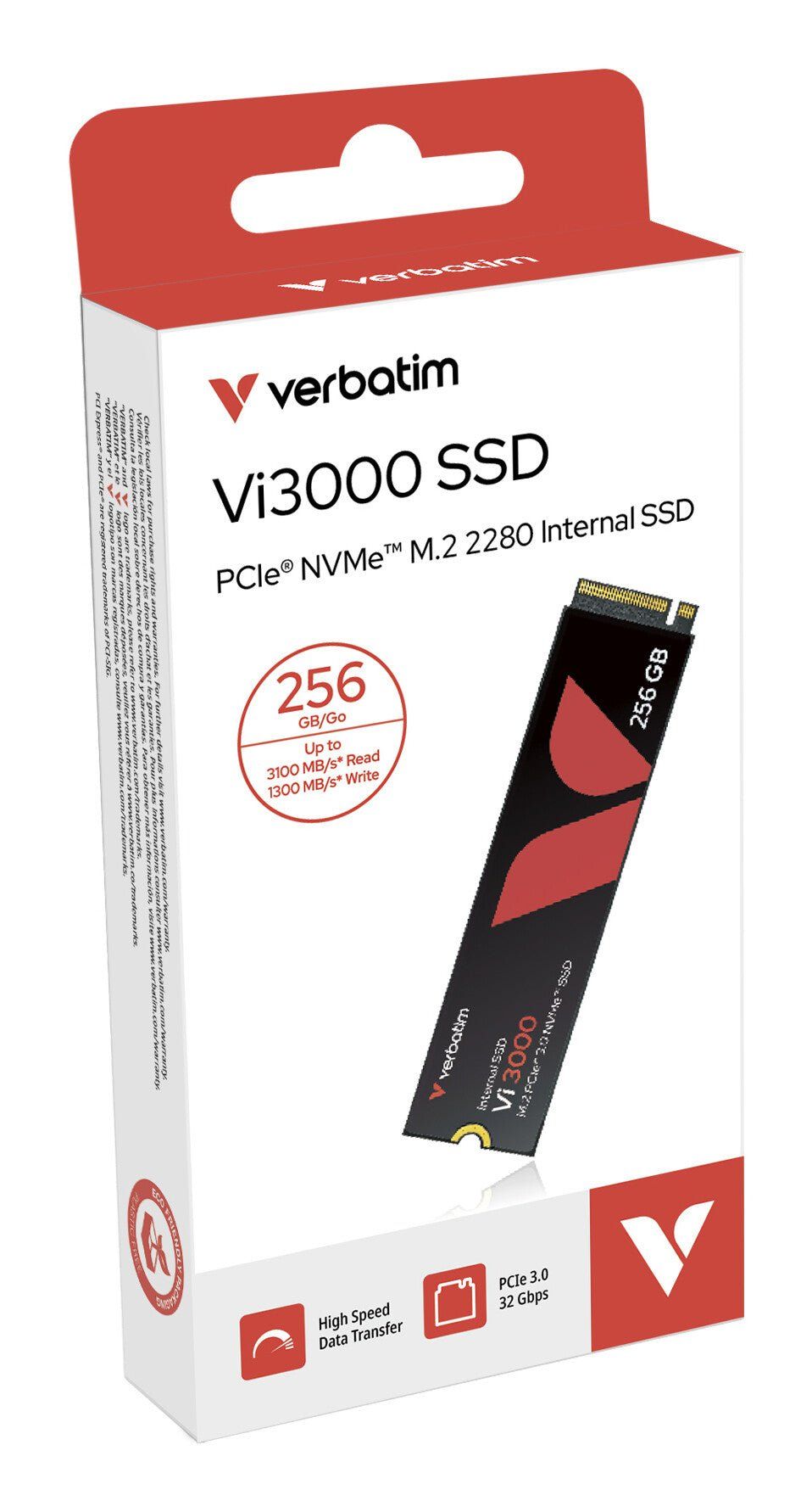 Verbatim Vi3000 PCIe NVMe M.2 SSD 256GB - Image 1