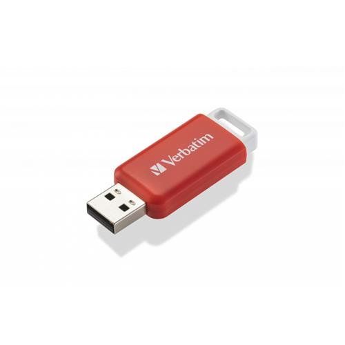 Verbatim DataBar USB flash drive 16 GB USB Type-A 2.0 Red - Image 1