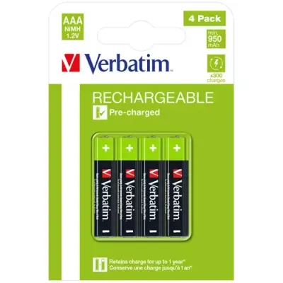 Verbatim 49514 household battery Rechargeable battery AAA Nickel-Metal Hydride (NiMH) - Thumbnail 2