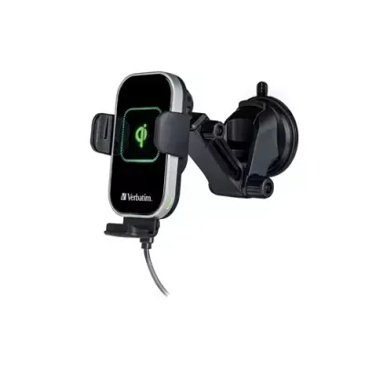 Verbatim FWC-03 Pro Qi Fast Wireless Autoladegerät retail Black - Thumbnail 2