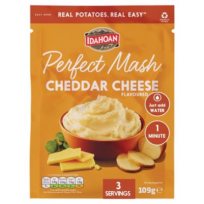 Idahoan Perfect Mash Cheddar Cheese Flavoured 109g - Thumbnail 2