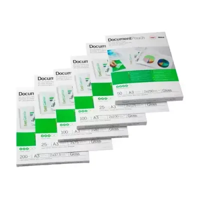 GBC Lamination Pouch A3 Adhesive 125 Micron