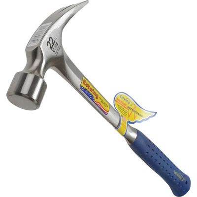 Estwing E3/22S E3/22S Straight Claw Framing Hammer - Vinyl Grip 616G (22Oz)