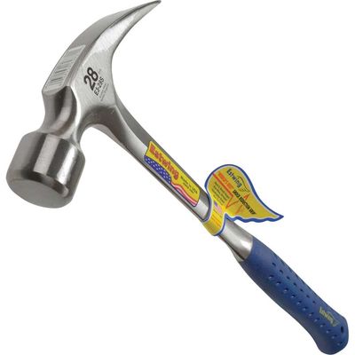 Estwing E3/28S E3/28S Straight Claw Framing Hammer - Vinyl Grip 784G (28Oz)