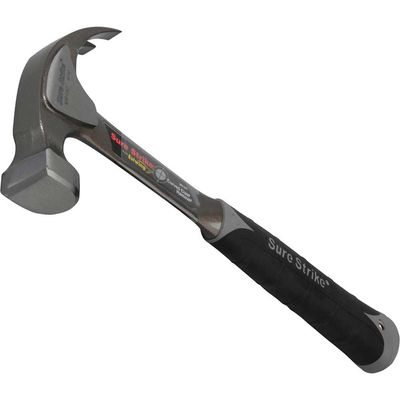Estwing EMR16C Emr16C Sure Strike All Steel Curved Claw Hammer 450G (16Oz)