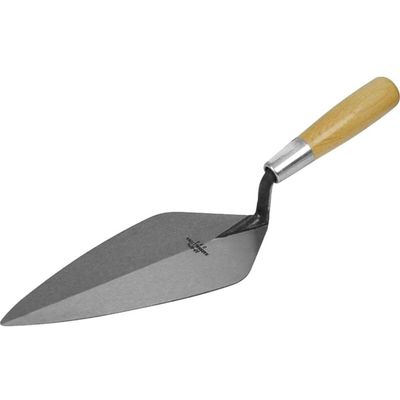 Marshalltown M3310 33 London Pattern Brick Trowel Wooden Handle 10In