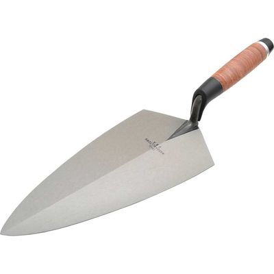 Marshalltown M1910L 19L Philadelphia Pattern Brick Trowel Leather Handle 10In