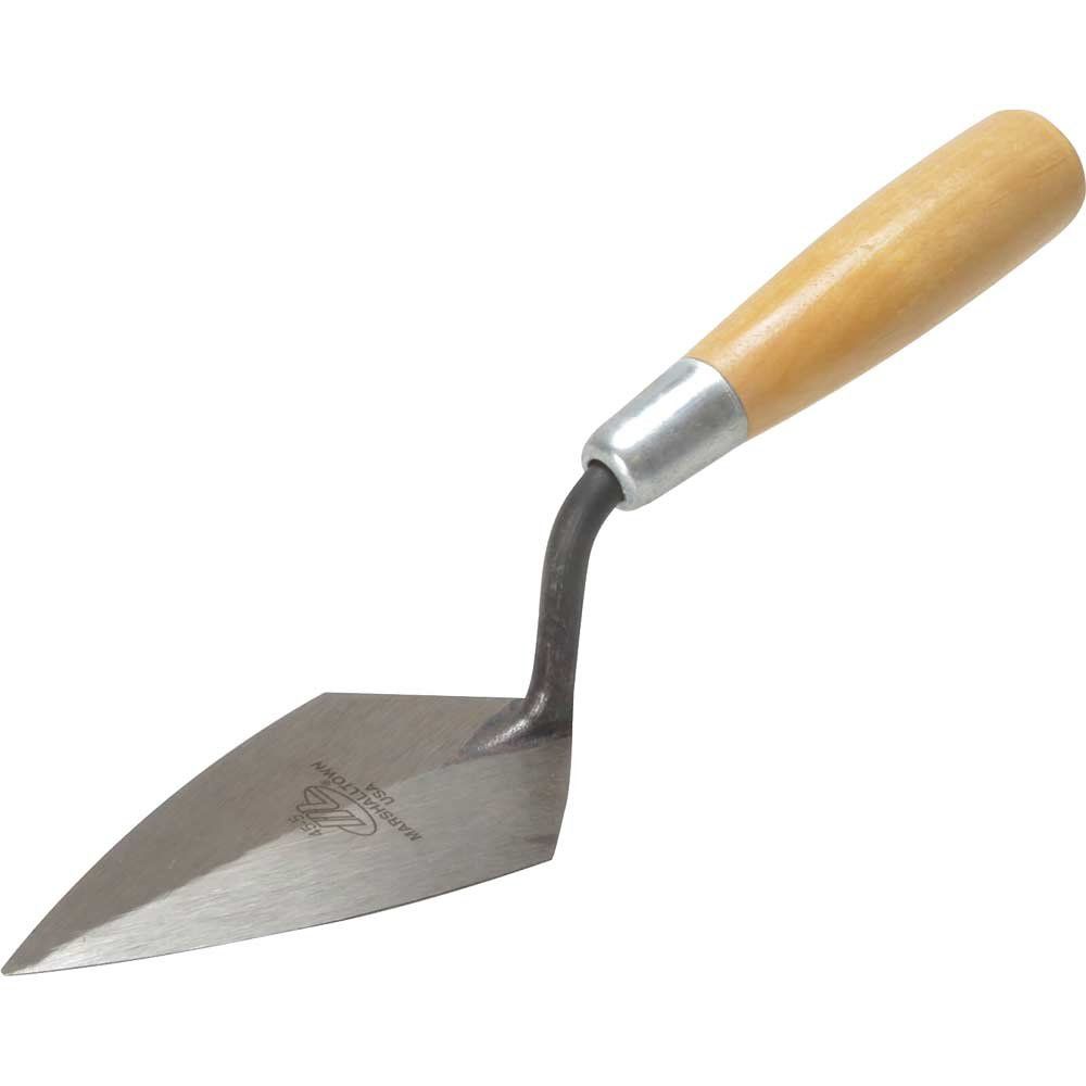 Marshalltown M455 45 Pointing Trowel Philadelphia Pattern Wooden Handle 5In - Image 1