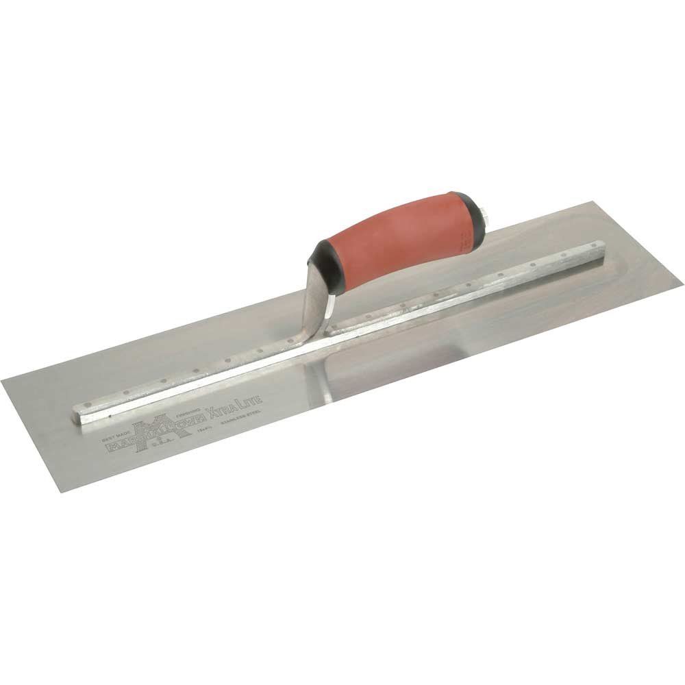 Marshalltown Stainless Steel Cement Trowel 18" 4" 1/2" - Image 1