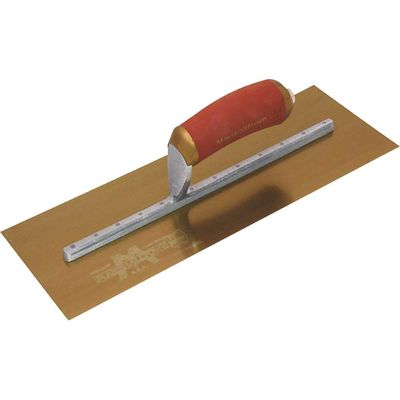 Marshalltown MPB13GSD Mpb13Gsd Pre-Worn Permashape® Finishing Gold S/S Trowel Durasoft® 13 X 5In