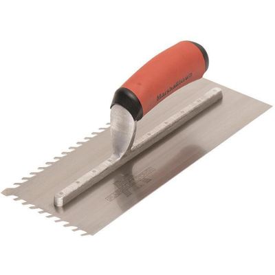 Marshalltown MLF3811SD Layflat 10Mm Notch Trowel 11 X 4.1/2In - Thumbnail 2
