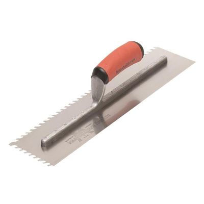Marshalltown MLF3816SD Layflat 10Mm Notch Trowel 16 X 4In