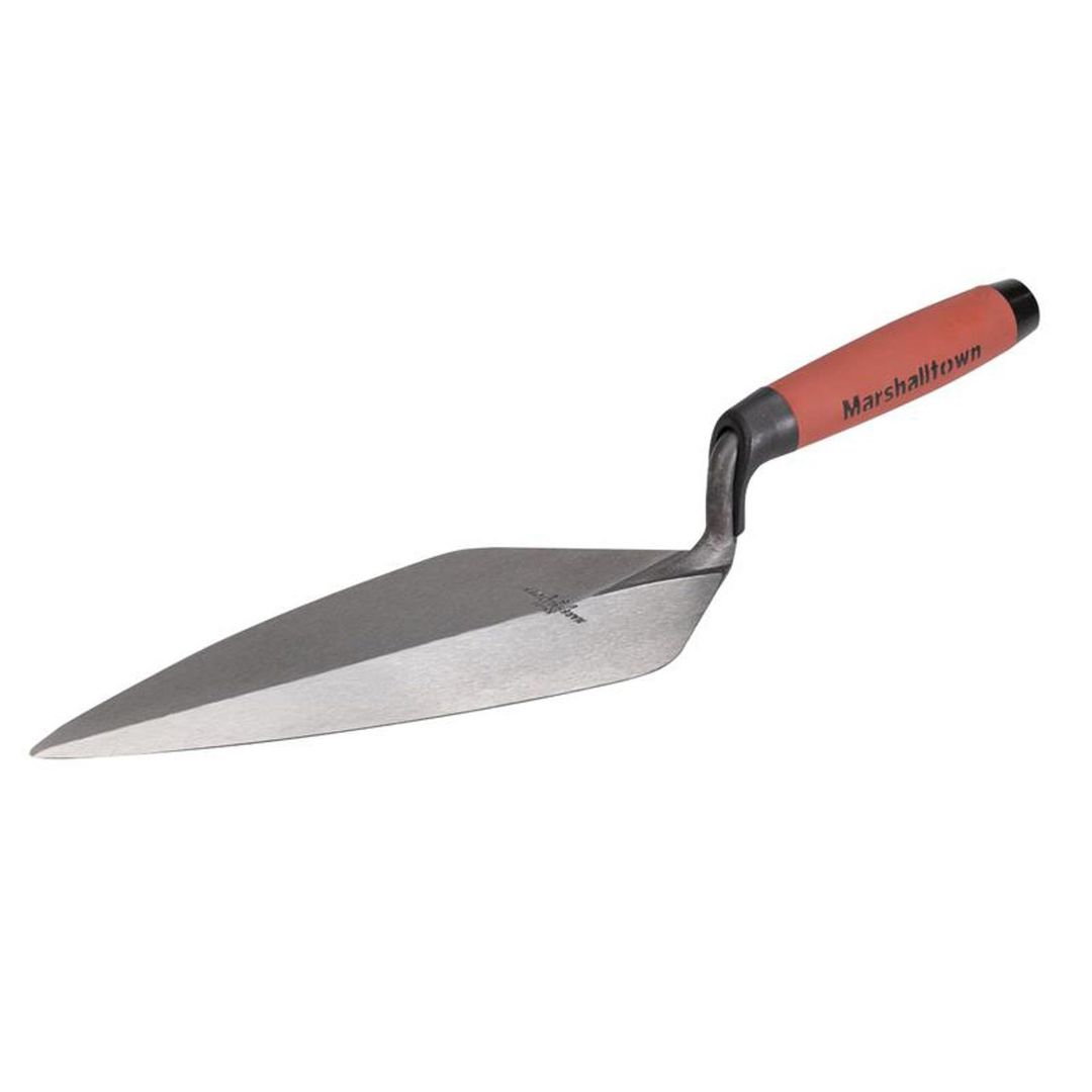 Marshalltown M3412FGHLR London Pattern Low Lift Brick Trowel Durasoft® Handle 12In - Image 1