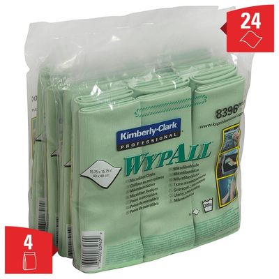 WypAll 8396 cleaning cloth Microfibre Green 6 pc(s)