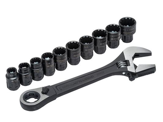 Crescent® CPTAW8 X6™ Pass-Thru™ Adjustable Wrench Set 11 Piece