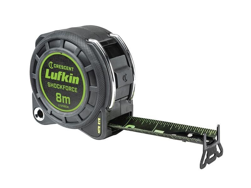 Crescent Lufkin® L1125BCM Shockforce Night Eye Dual-Sided Tape 8M (Width 30Mm) (Metric Only) - Image 1