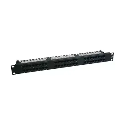 Tripp Lite N252-048-1U 48-Port 1U Rack-Mount Cat6/Cat5 High Density 110 Patch Panel, 568B, RJ45 Ethernet, TAA - Thumbnail 2