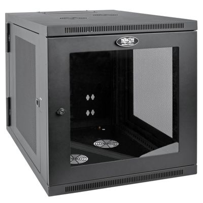 Tripp Lite SRW12US33G SmartRack 12U Server-Depth Wall-Mount Small Rack Enclosure Clear Acrylic Window Hinged Back - Thumbnail 2