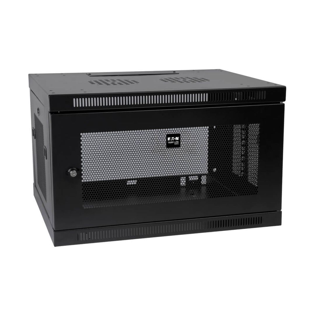 Tripp Lite SRW6UDP SmartRack 6U Low-Profile Switch-Depth-Plus Wall-Mount Mini Rack Enclosure - Image 1